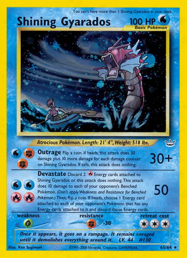 Shining Gyarados (Unlimited) | Kyo Cards