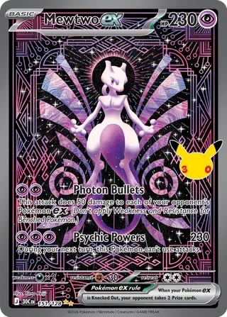 ポケモン カード21枚 Mewtwo ex (30th Celebration) | Kyo Cards