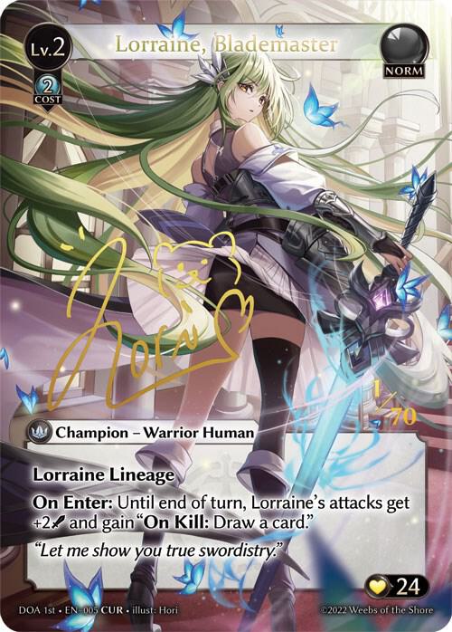 Lorraine, Blademaster (CUR) | Kyo Cards